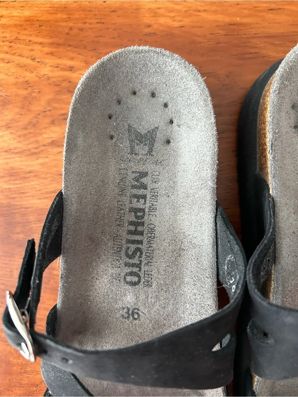 Mephisto black suede